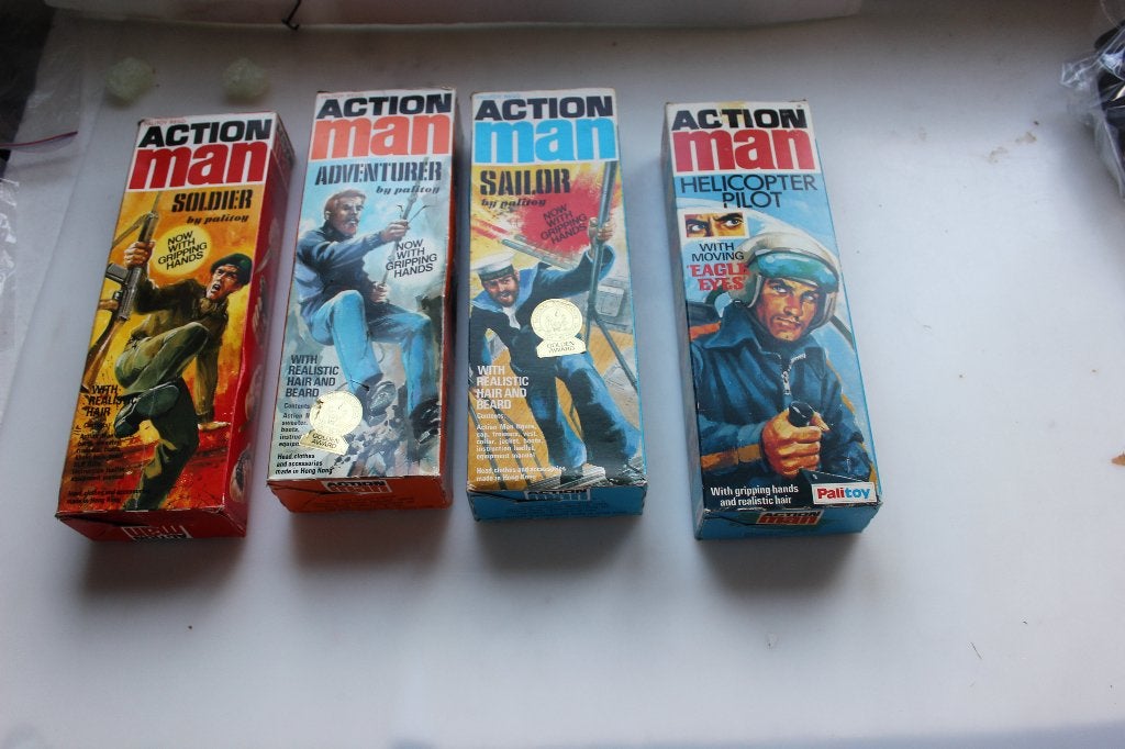 Palitoy action man vintage figuren Boxed, Ophalen, Zo goed als nieuw
