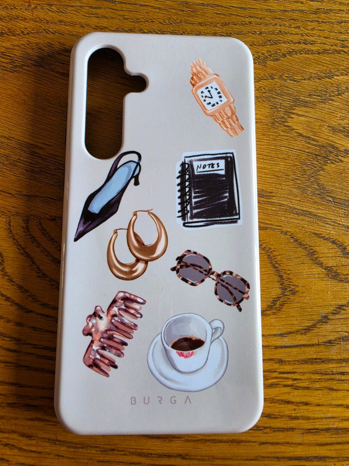 Burga telefoonhoesje met accessoires design