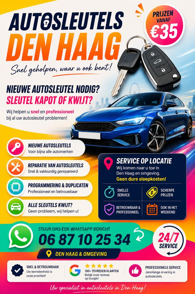 Autosleutel bijmaken? Goedkope nieuwe sleutel, Auto diversen, Auto-accessoires, Ophalen, Nieuw