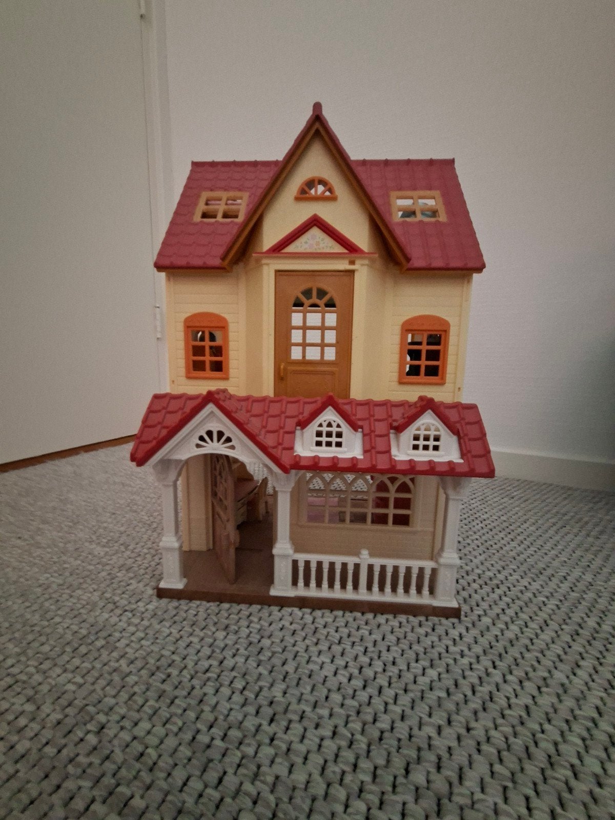 Sylvanian Families Huis met Veranda en Meubels, Kinderen en Baby's, Ophalen of Verzenden