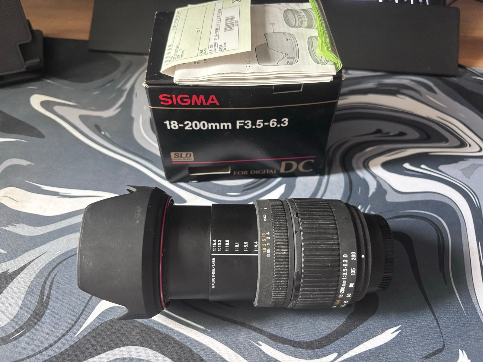 Sigma 18-200mm F3.5-6.3 DC lens voor Nikon (met doos), Audio, Tv en Foto, Fotografie | Lenzen en Objectieven, Gebruikt, Sigma