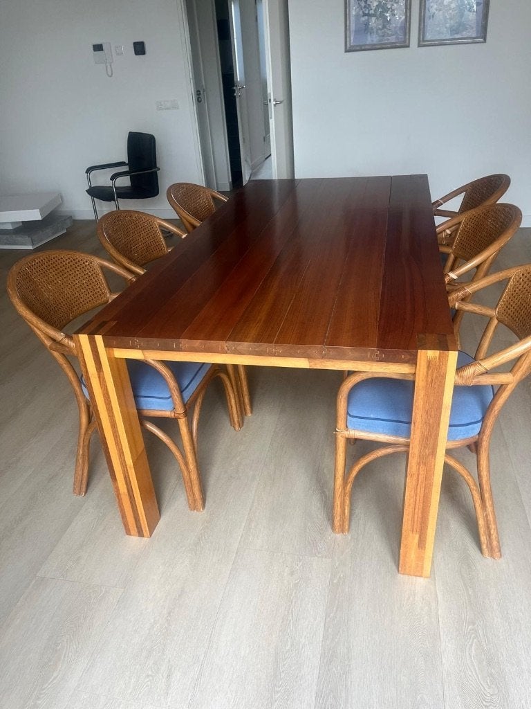 Eettafel, Ophalen, 200 cm of meer, 50 tot 100 cm, Zo goed als nieuw