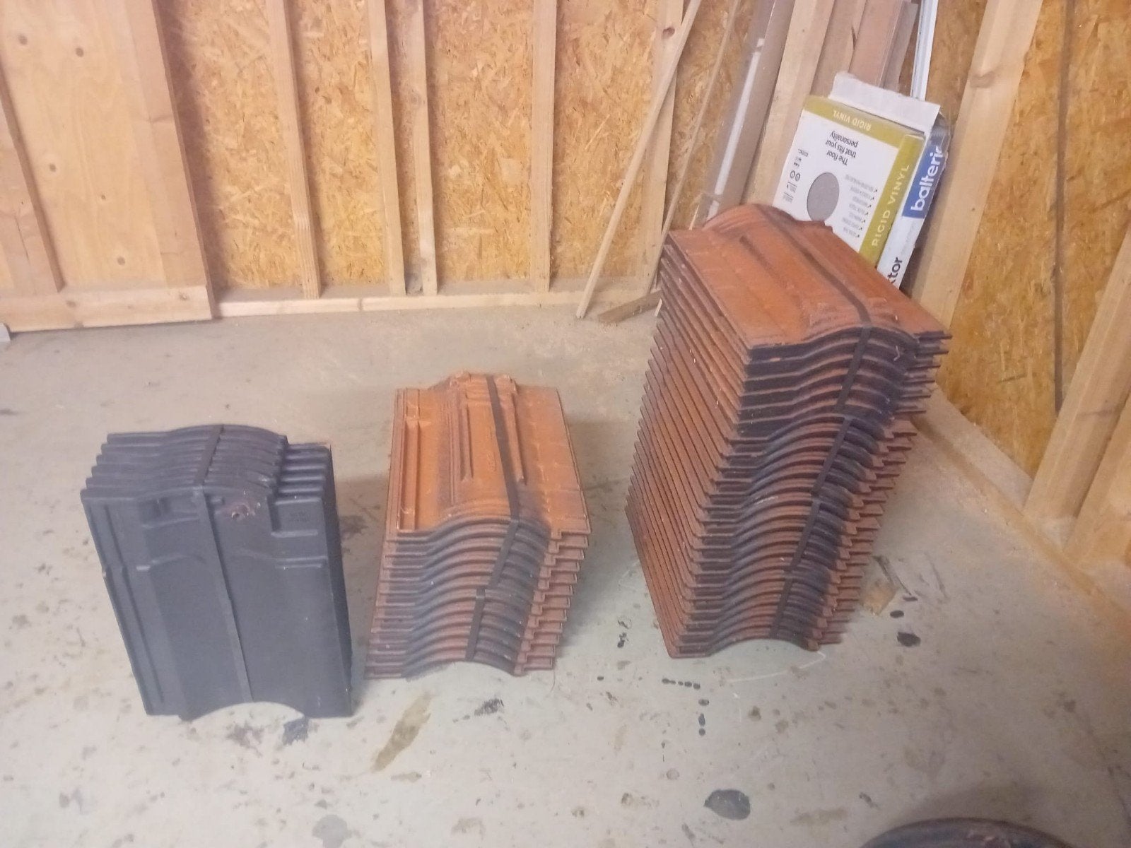 Dakpannen, Ophalen, Steen of Klei, Zo goed als nieuw, 15 m² of meer