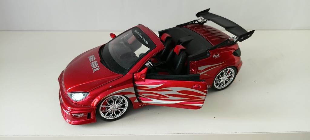 Peugeot 206CC Parotech Bad Rider.Norev., Hobby en Vrije tijd, Ophalen of Verzenden, Nieuw, Auto, Norev