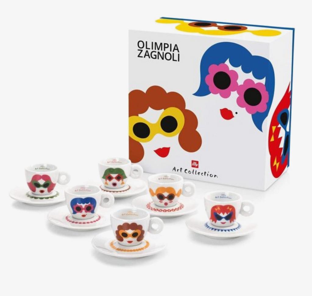Illy Art Collection Olimpia Zagnoli espresso 2019, Verzamelen, Ophalen, Nieuw, Porselein, Kop en/of schotel