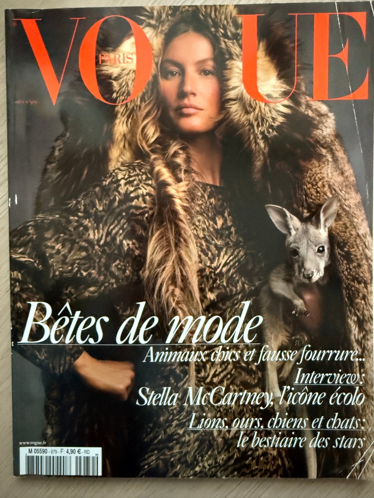 Vogue Paris Augustus 2017 - Gisele Bundchen, Boeken, Tijdschriften en Kranten, Ophalen of Verzenden, Zo goed als nieuw, Glossy