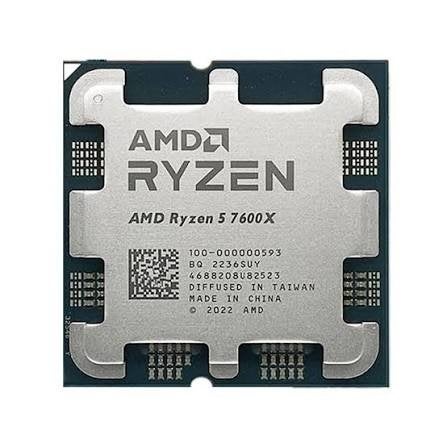 AMD Ryzen 5 7600x, Ophalen of Verzenden, Zo goed als nieuw, DDR5