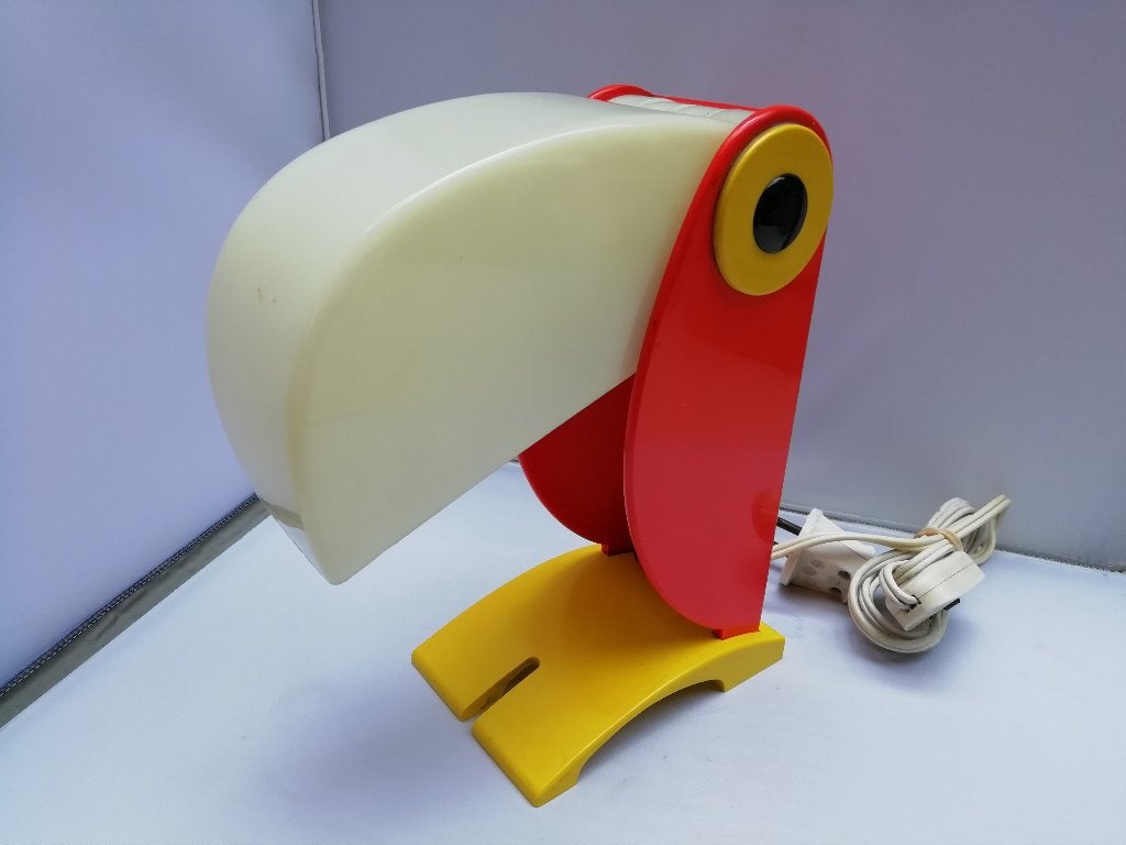 Old Timer Ferrari Toekan Lamp uit de jaren '70, Ophalen of Verzenden, Gebruikt, Kunststof, Minder dan 50 cm