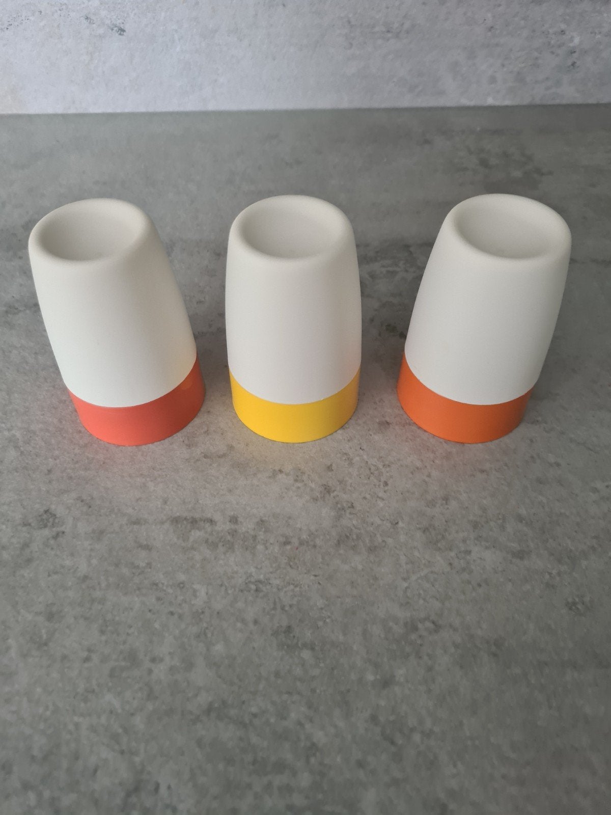 Tupperware Eierdopjes Set - 3 Stuks, Gebruikt, Overige kleuren, Stapelbaar, Overige typen