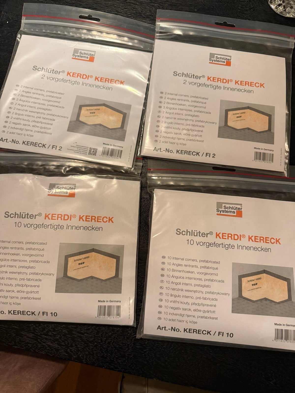 Schlüter KERDI KERECK - Voorgevormde Binnenhoeken, Overige materialen, Overige typen, Nieuw, Ophalen of Verzenden