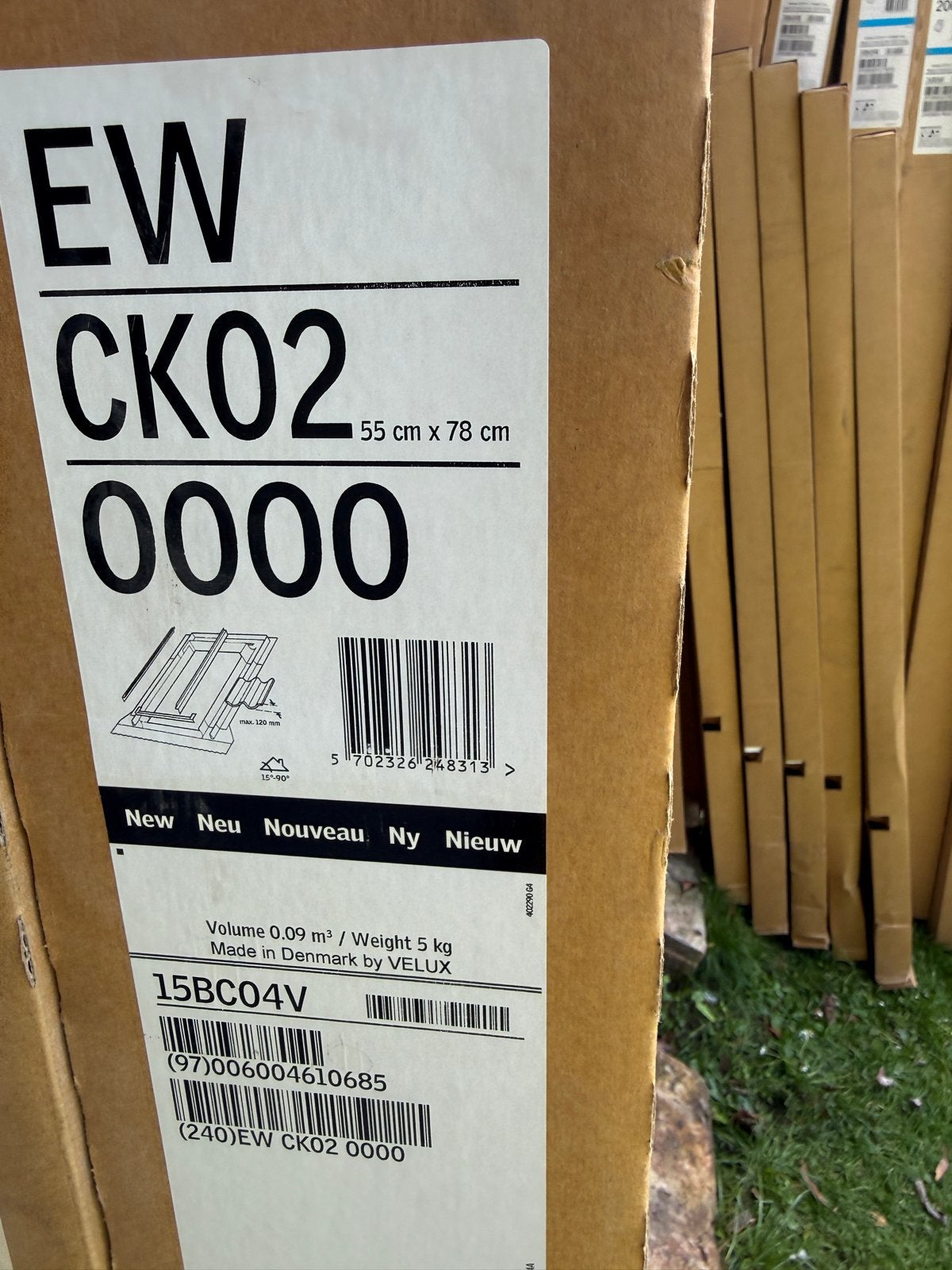 VELUX EW CK02 – 3 Stuks | €140 p/st, Ophalen, Nieuw, Dakraam, Minder dan 80 cm