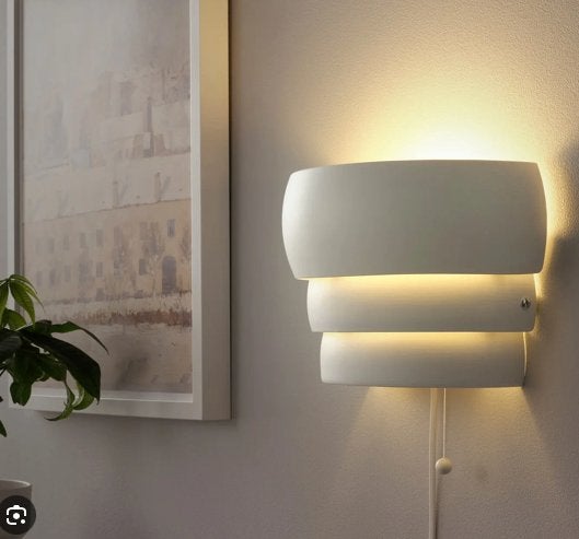 Toffe spage age IKEA wandlamp GRONPLYM lamellen, Ophalen of Verzenden, Gebruikt, Metaal