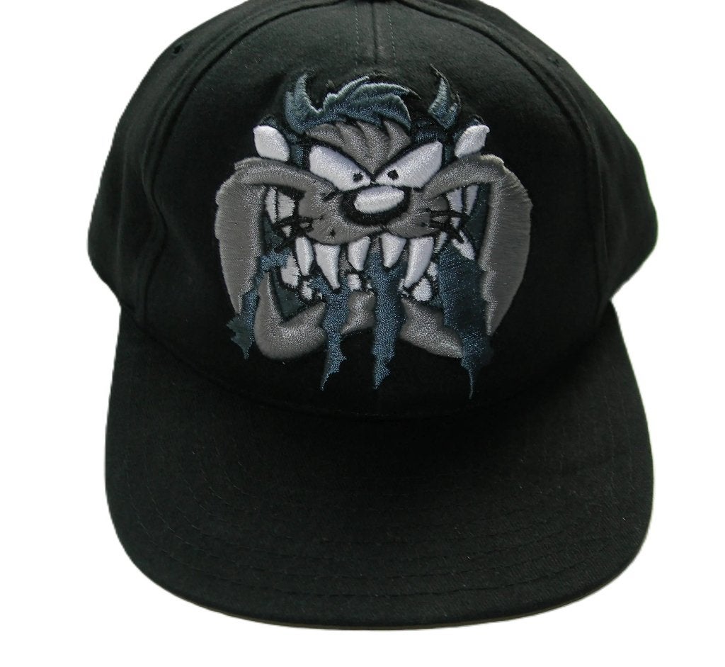 Taz tasmanian devil vintage 1997 black snapback cap l, Info@taurusvintage.nl, Weg en Land, Nieuw, Looney tunes