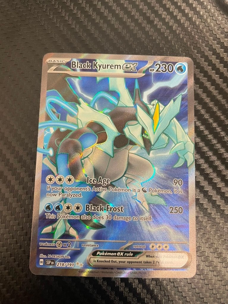 Pokemon black kyurem 218, Ophalen of Verzenden, Zo goed als nieuw