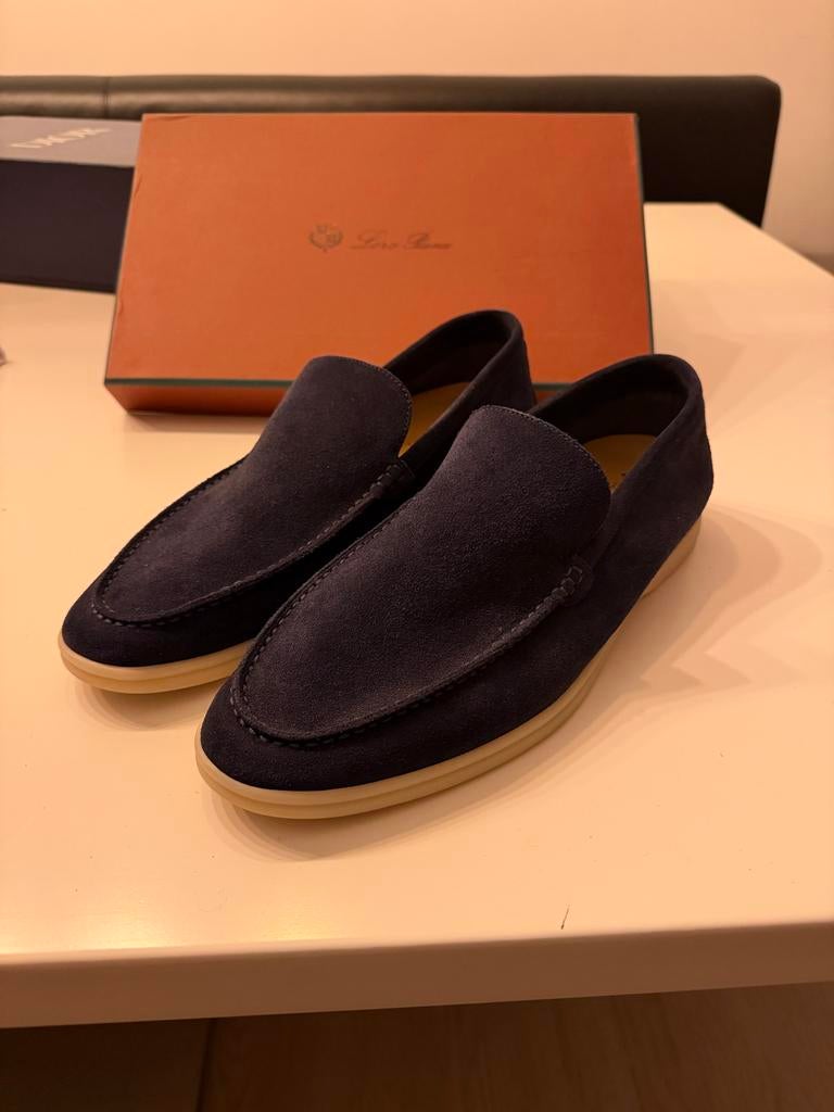 Loro Piana Summer Walk Loafers Maat 44, Kleding | Heren, Schoenen, Ophalen of Verzenden, Zo goed als nieuw, Blauw, Loafers