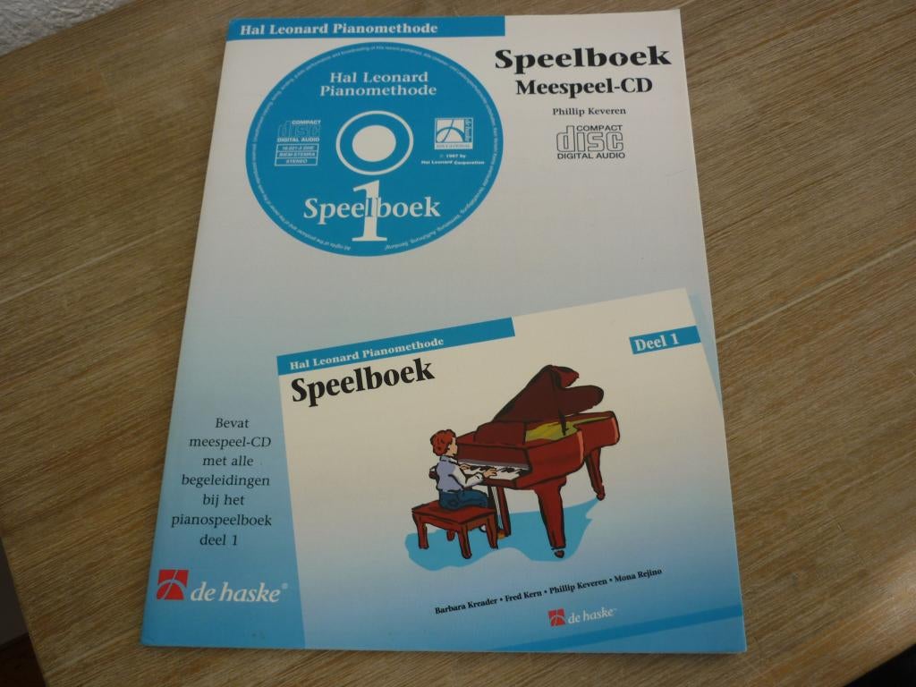Leonard pianomethode - Meespeel-CD, Muziek en Instrumenten, Les of Cursus, Ophalen of Verzenden, Zo goed als nieuw, Piano