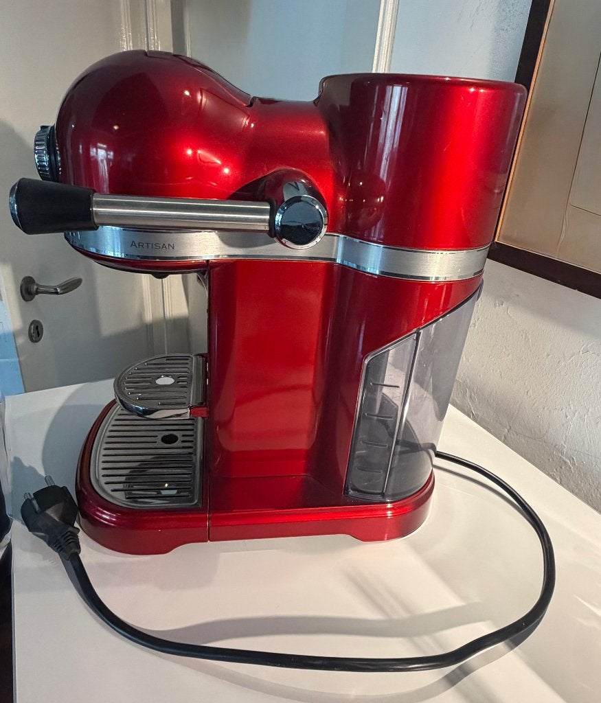 KitchenAid Artisan espressomachine – rood, Ophalen, Gebruikt, Nespresso, Capsulehouder