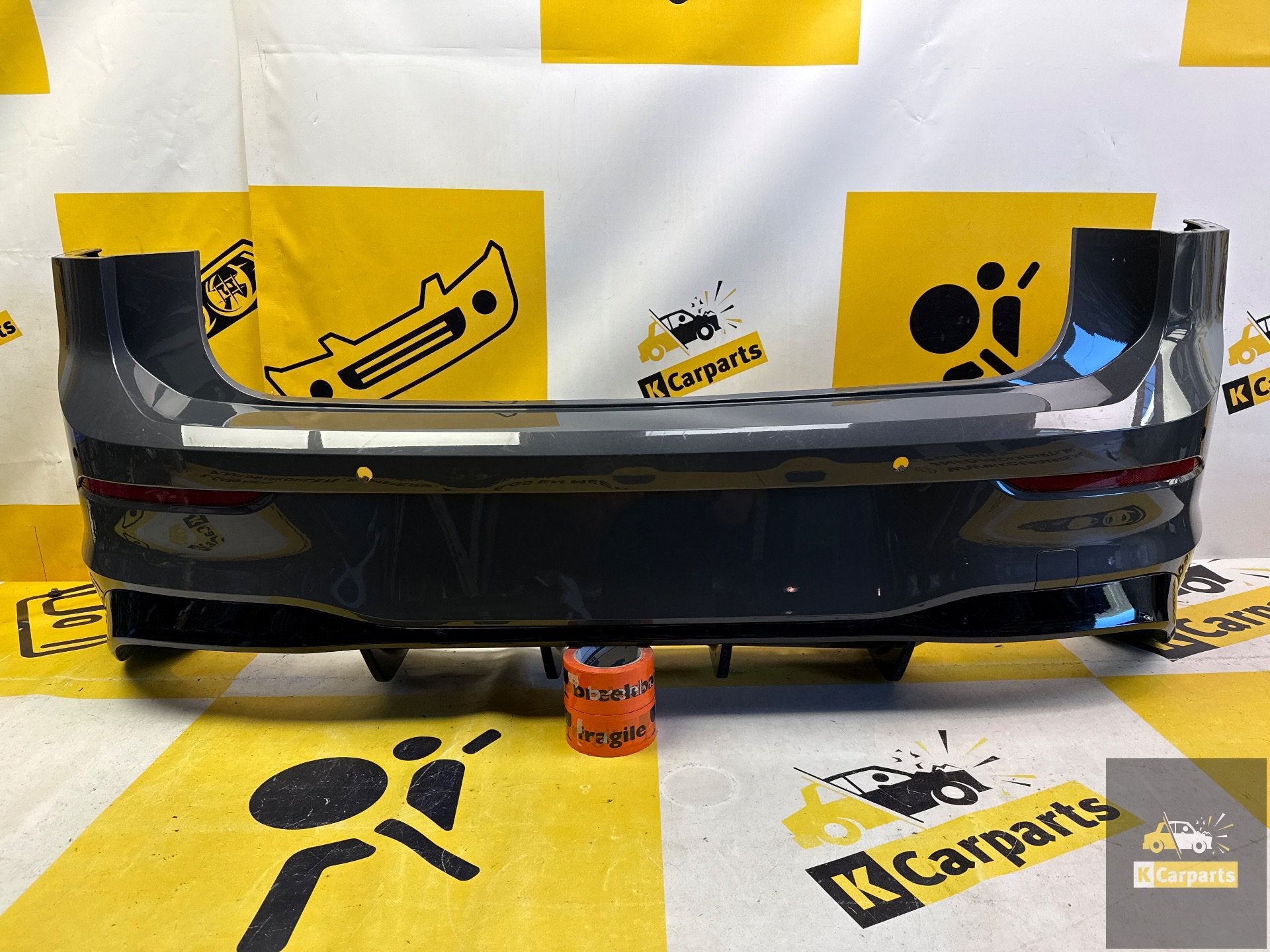 VW Golf 8 R VIII R R20 6XPDC Bumper 5H6807421E Achterbumper, Gebruikt, Volkswagen, Volkswagen AG, Achter