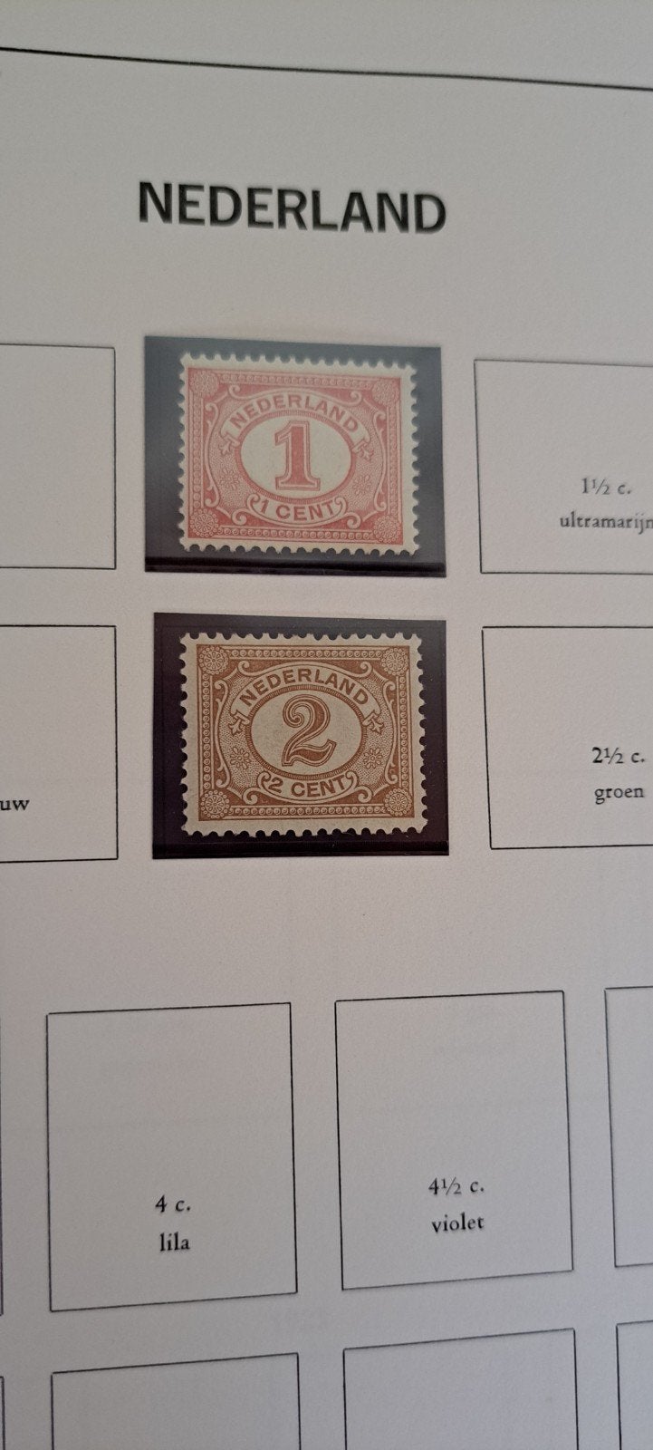 Postzegelalbum Nederland met merste postfrisse zegels, Ophalen, Na 1940, Postfris