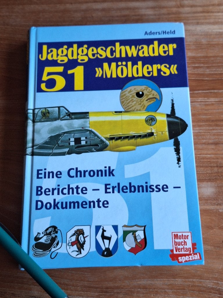 Jagdgeschwader 51 "Mölders" - Eine Chronik, Ophalen of Verzenden, A. A. A. Aders / H. Held, Luchtmacht, Tweede Wereldoorlog
