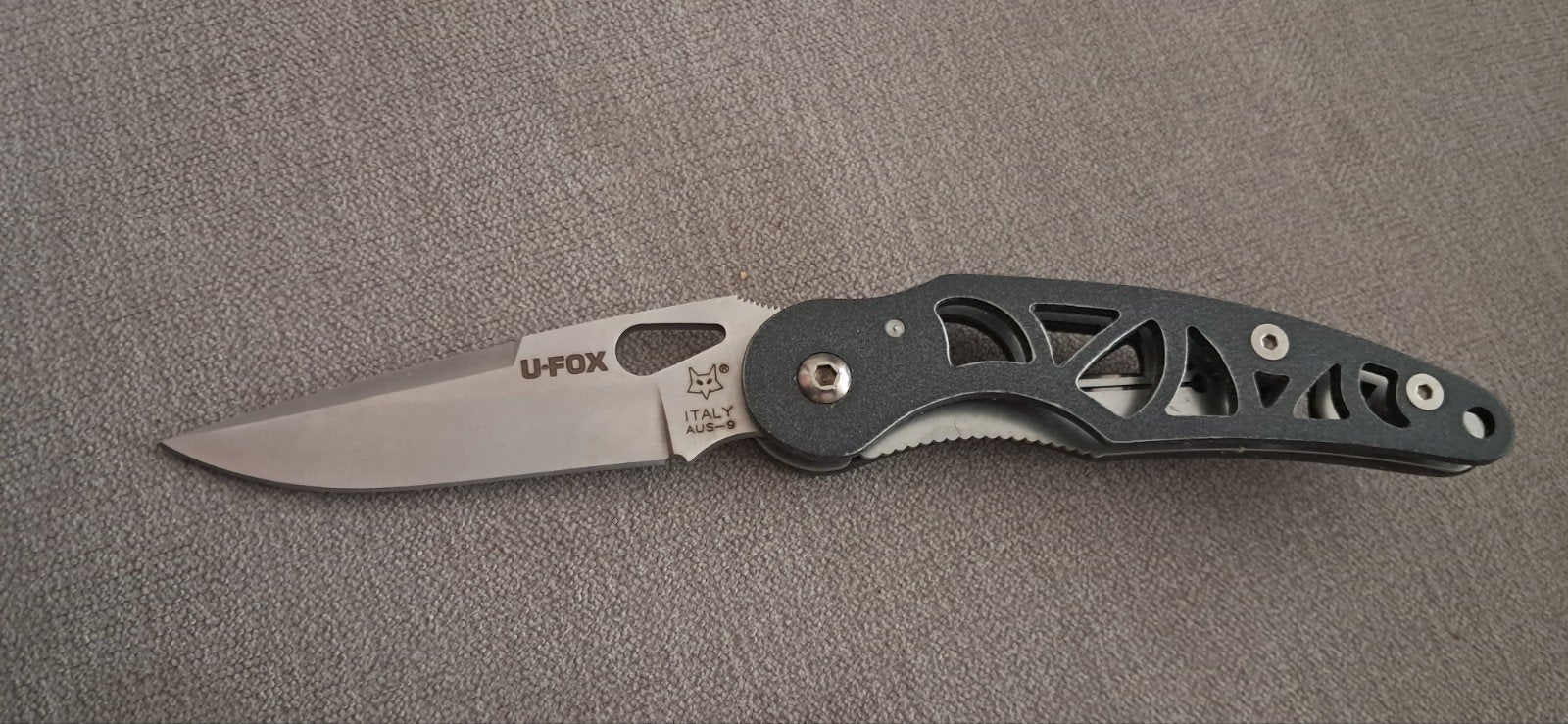 Fox Knives U-Fox (491T / 492T) zakmes, Ophalen of Verzenden, Landmacht, Mes of Dolk