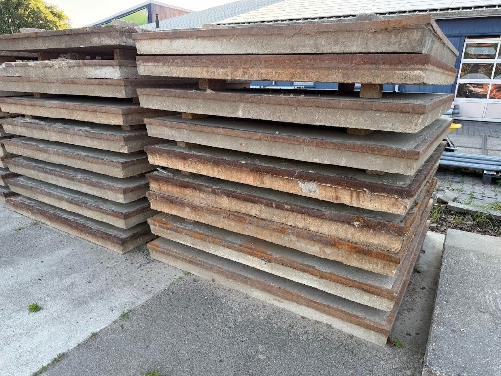 stelconplaten betonplaten  te koop  en te koop gevraagd, Tuin en Terras, Ophalen, Gebruikt, Overige typen, 10 m² of meer