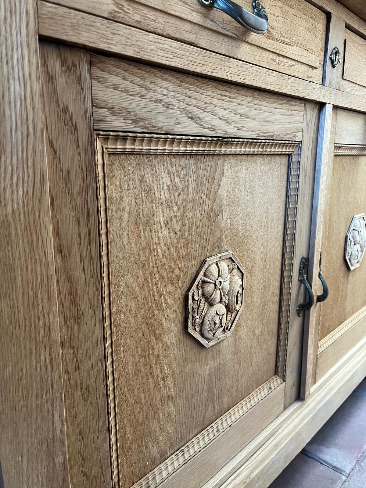 Commode met marmeren blad en spiegel, Ophalen