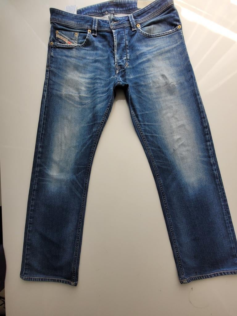 CLASSIC DIESEL LARKEE STRAIGHT STRETCH JEANS SIZE 33, Kleding | Heren, Spijkerbroeken en Jeans, Diesel, Blauw, Ophalen of Verzenden