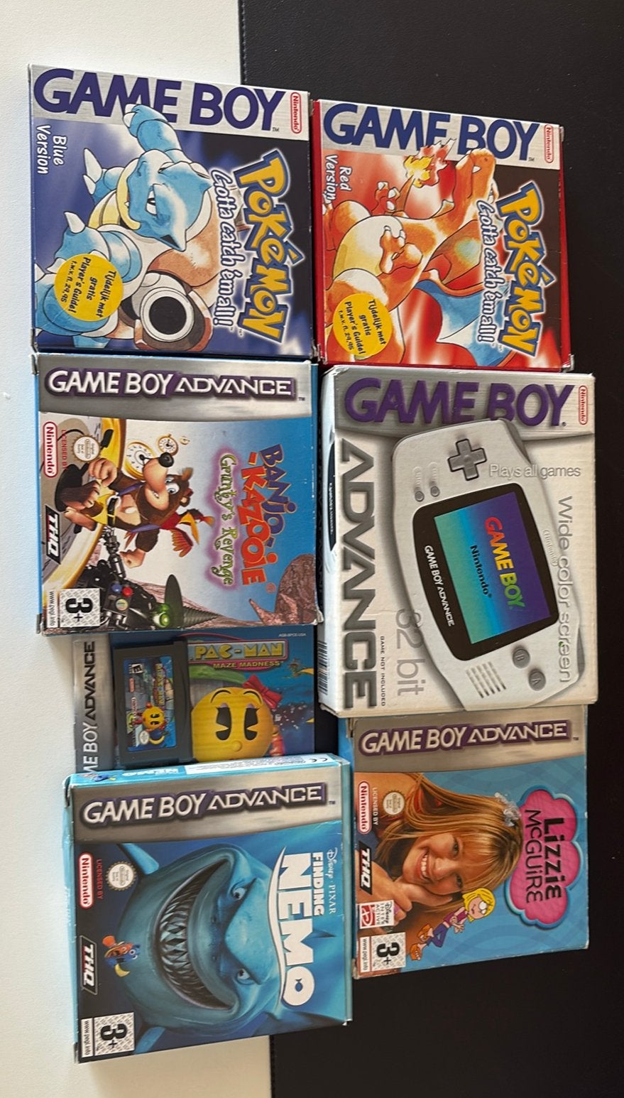 Gameboy advance in doos met spellen, Avontuur en Actie, 1 speler, Ophalen of Verzenden, Zo goed als nieuw