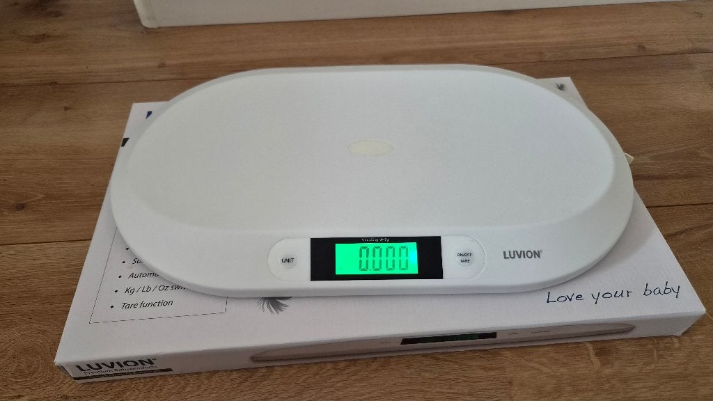 Luvion Deluxe Exact 75 Babyweegschaal - Zo goed als nieuw, Ophalen, 1 tot 500 gram, Overige typen, 10 tot 50 kg