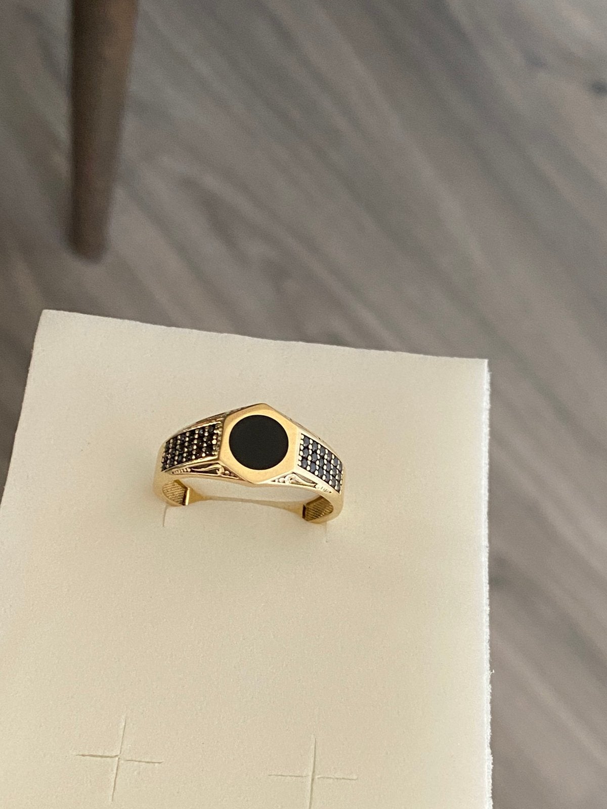 14 karaat gouden heren ring 585 goud, Heer, Nieuw, Ophalen of Verzenden, Goud