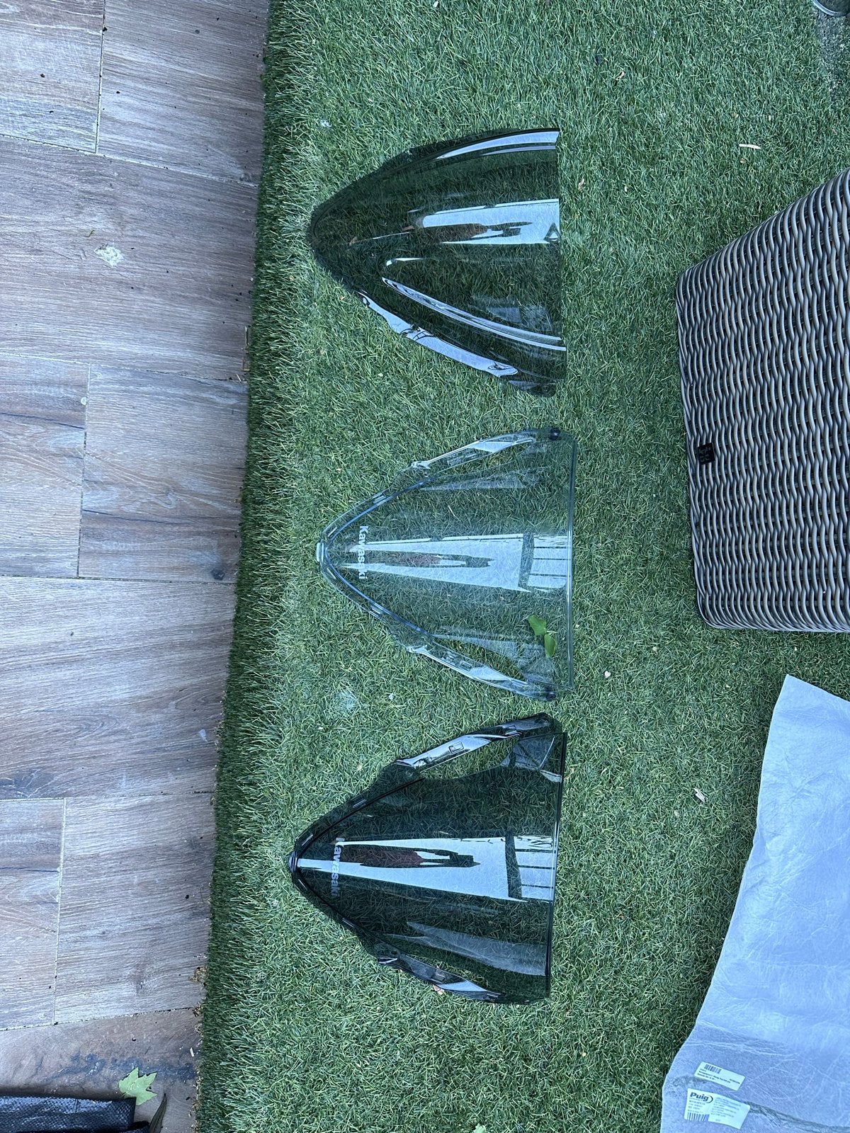 3 Race Ruitjes voor Kawasaki ZX6R (vanaf 2024) - Circuit/Res, Ophalen of Verzenden, Gebruikt