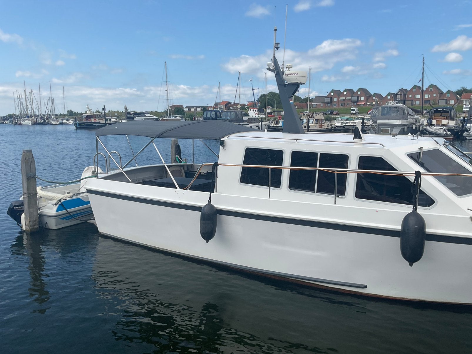 Zeer mooie stoere zeevisboot., Diesel, Biminitop, Zo goed als nieuw, Ophalen