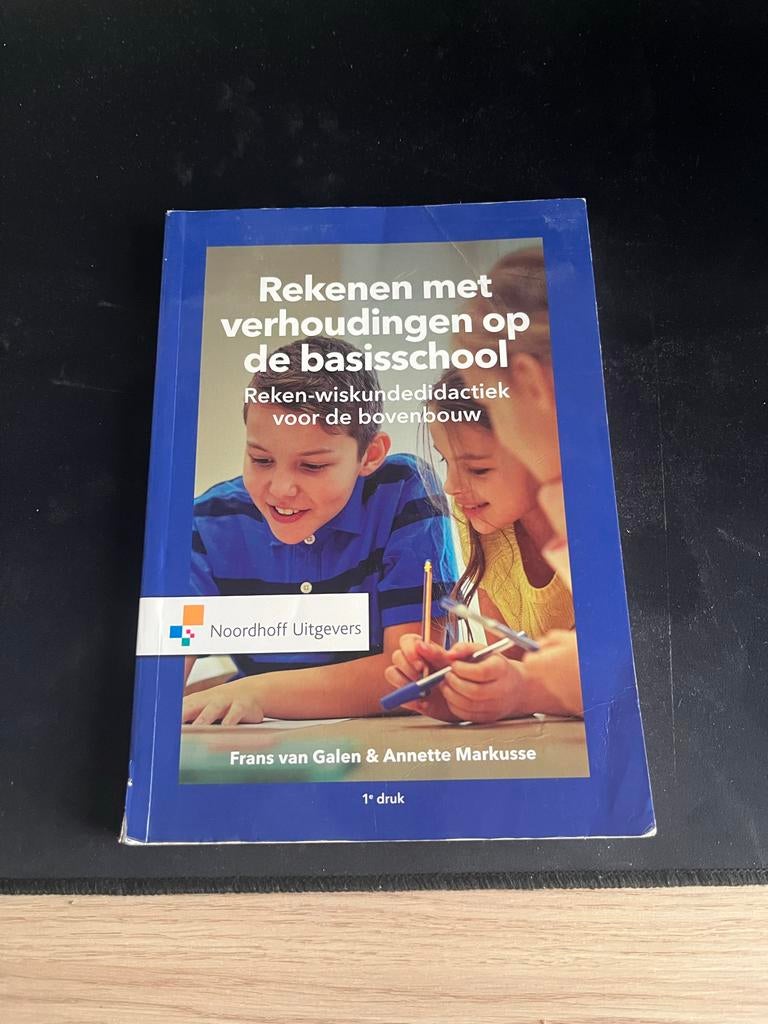 Rekenen met verhoudingen op de basisschool, Boeken, Ophalen of Verzenden, Beta, Zo goed als nieuw, HBO