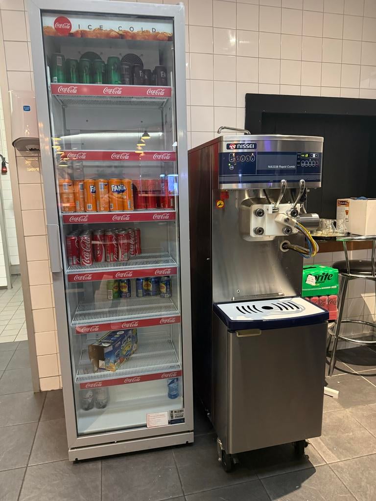 Nissei NA3338 Rapid Combi ijsmachine, Witgoed en Apparatuur, IJsmachines, Ophalen of Verzenden, Gebruikt, Zelfvriezend