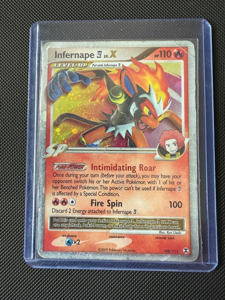 Infernape lvl.X 108/111, Ophalen of Verzenden, Zo goed als nieuw