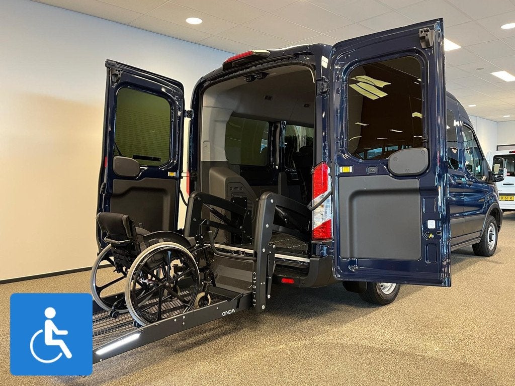 Ford Transit L2H2 Rolstoelbus, 12 maanden, Stof, Zwart, 4 cilinders