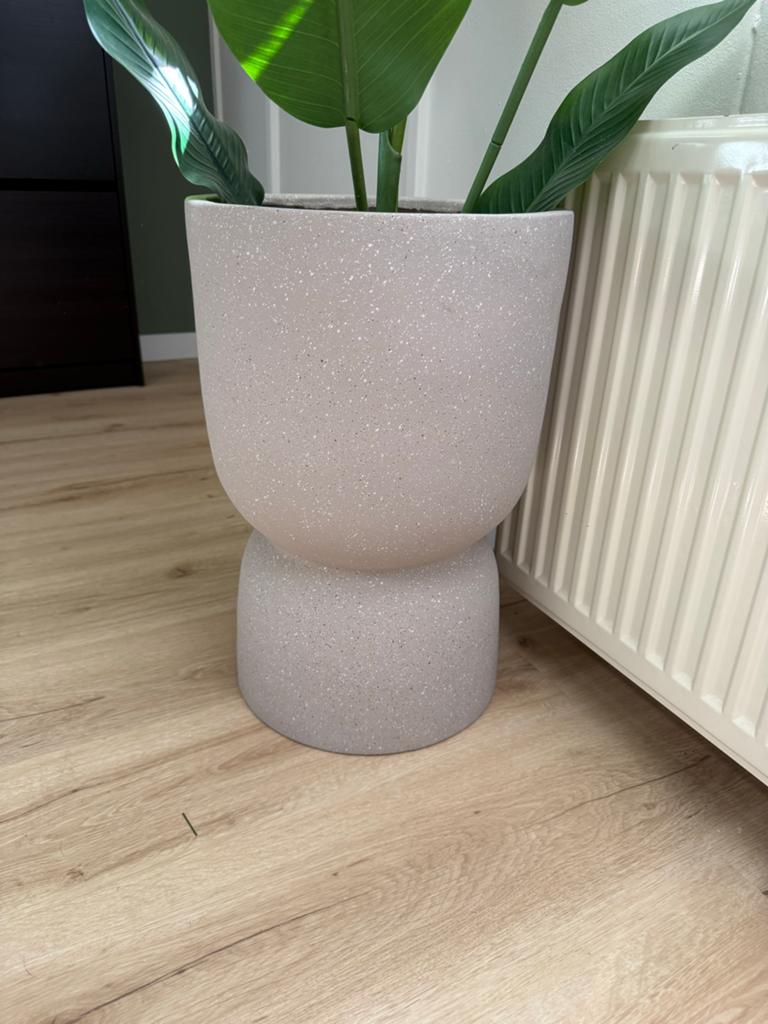 Bloempot Lione kwantum, Tuin en Terras, Bloempotten, Zo goed als nieuw, Overige materialen, Binnen, 40 tot 70 cm, 25 tot 40 cm