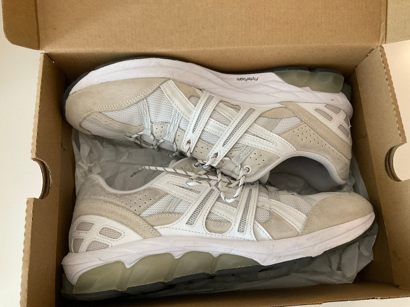 ASICS Gel-Sonoma 180 creme kleur Sneakers - Maat 43.5, Overige kleuren, Nieuw, Ophalen of Verzenden, Sneakers of Gympen