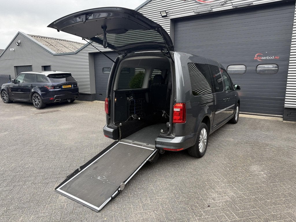 Volkswagen Caddy Maxi 2.0 TDI Trendline 5p Rolstoel Vervoer, Auto's, Volkswagen, Stof, Gebruikt, 4 cilinders, Bedrijf
