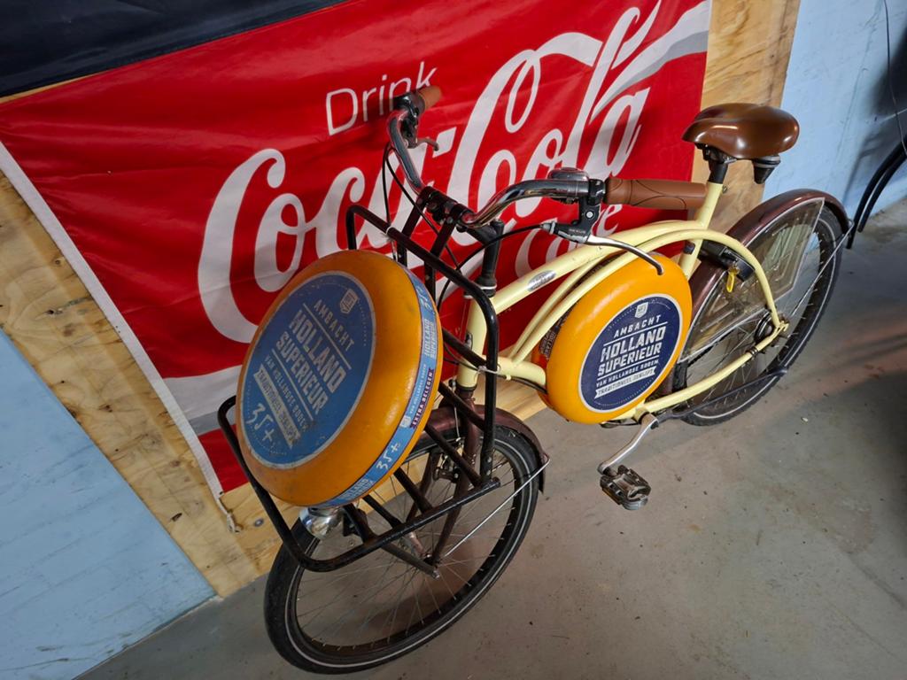 Reclame kaas fiets decoratie kaas, Ophalen of Verzenden, Gebruikt, Transport