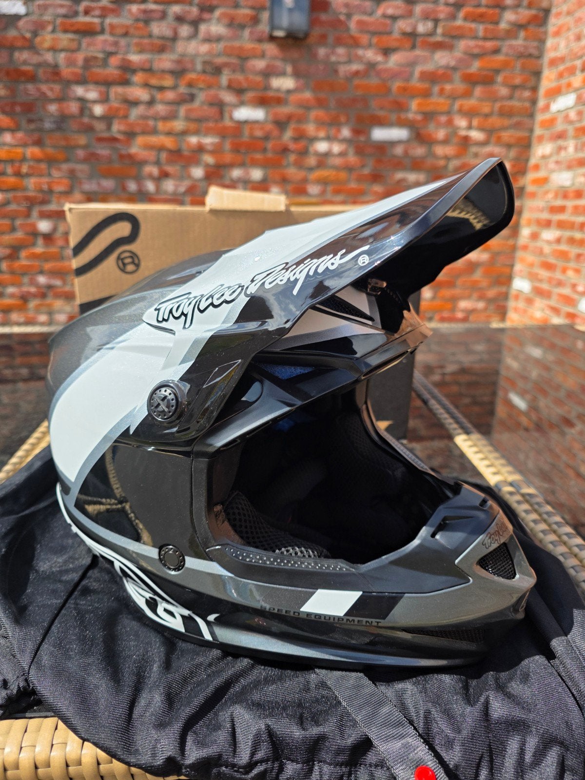 troy lee helm (M), Ophalen, Tweedehands, Offroadhelm, Overige merken