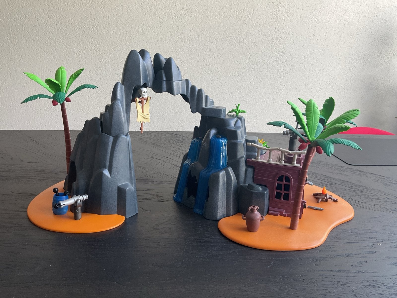 Playmobil Pirateneiland met schuilhut en kanonnen, Pirates, Complete set, Overige typen, Ophalen of Verzenden