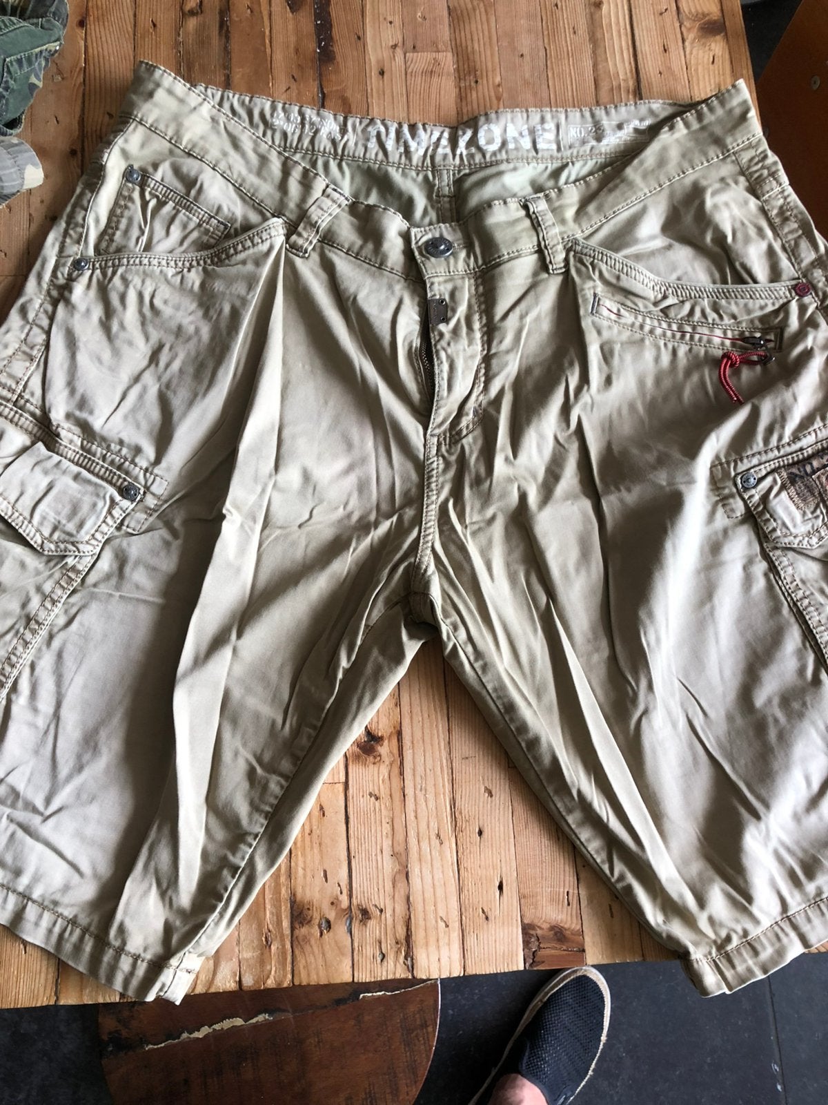Korte broek / cargo / crème/ XXL, Ophalen of Verzenden, Zo goed als nieuw, Overige maten, Bruin