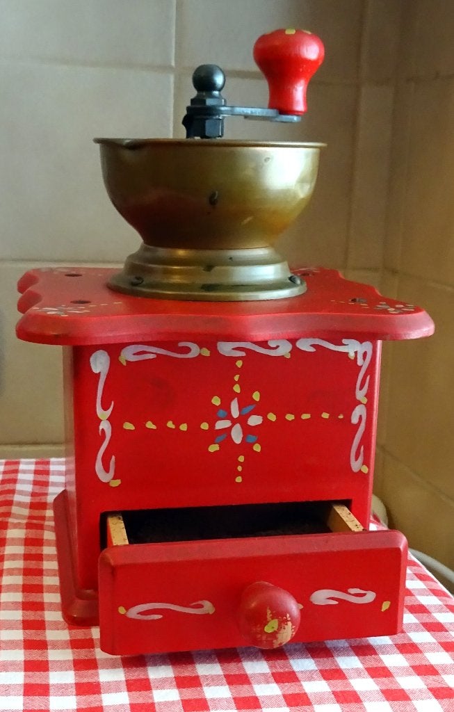 Nostalgische koffiemolen., Ophalen of Verzenden, Gebruikt