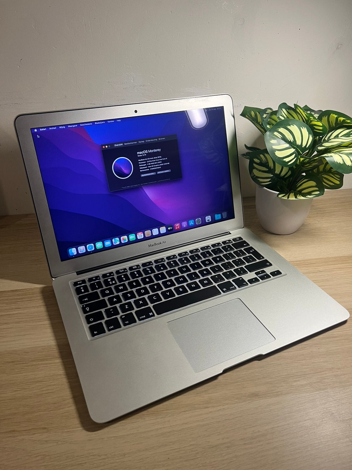 MacBook Air, Ophalen of Verzenden, Zo goed als nieuw, Apple