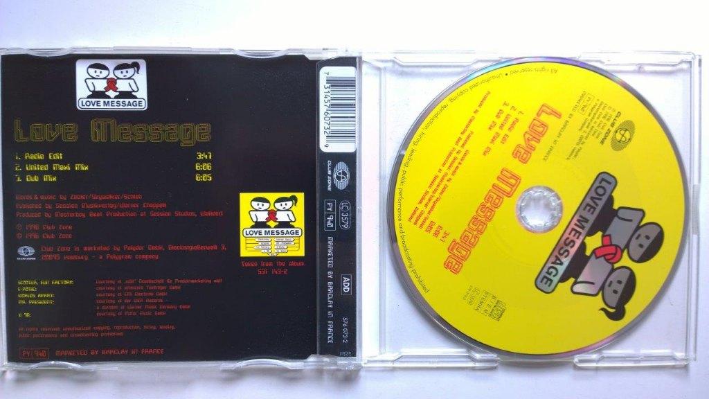 Love Message - Love Message, Maxi-single, Ophalen of Verzenden, Zo goed als nieuw, 1 single