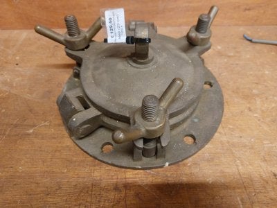 Messing Patrijspoort met klep (23 cm)