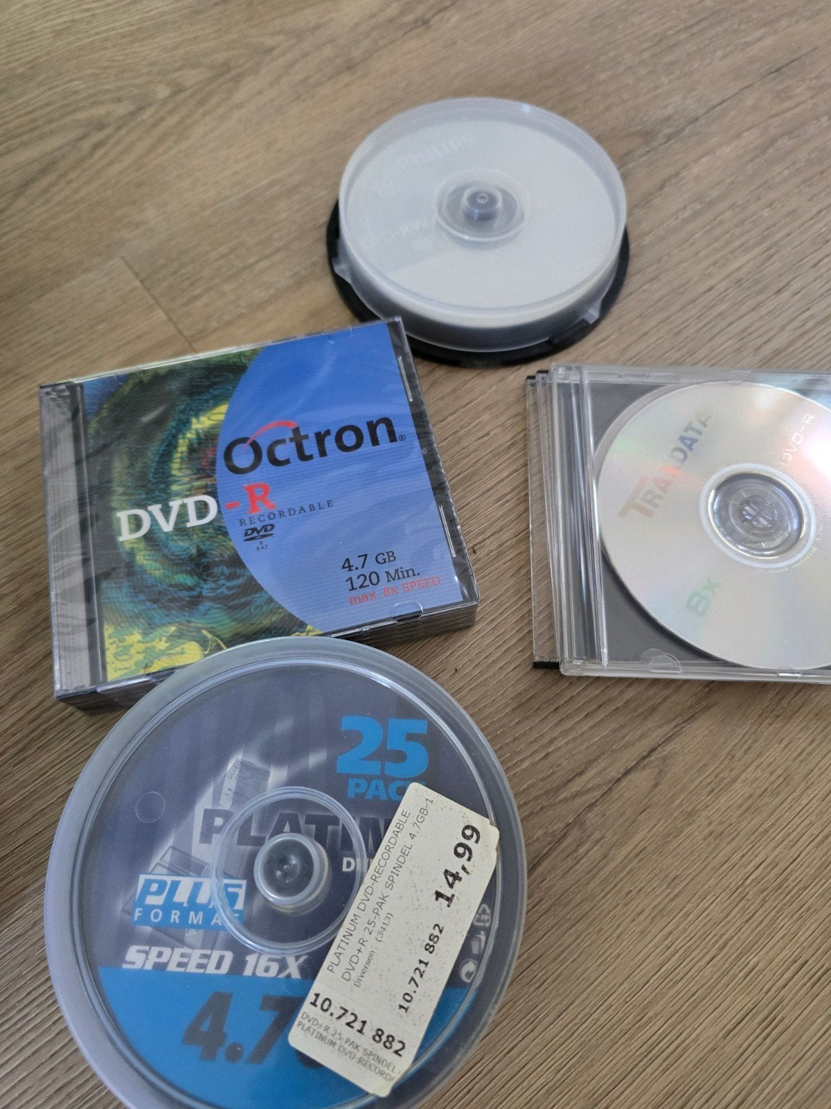 CD-R, CD-RW en DVD-R schijven met opberghoesjes, Computers en Software, Beschrijfbare discs, Cd, Nieuw, Ophalen of Verzenden, Diverse