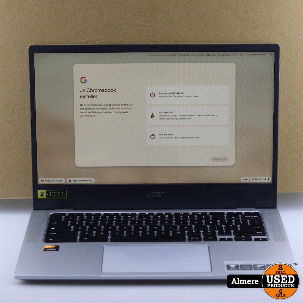 Acer Chromebook 514 CB514-2H-K9YX 14'' 4GB 64SSD